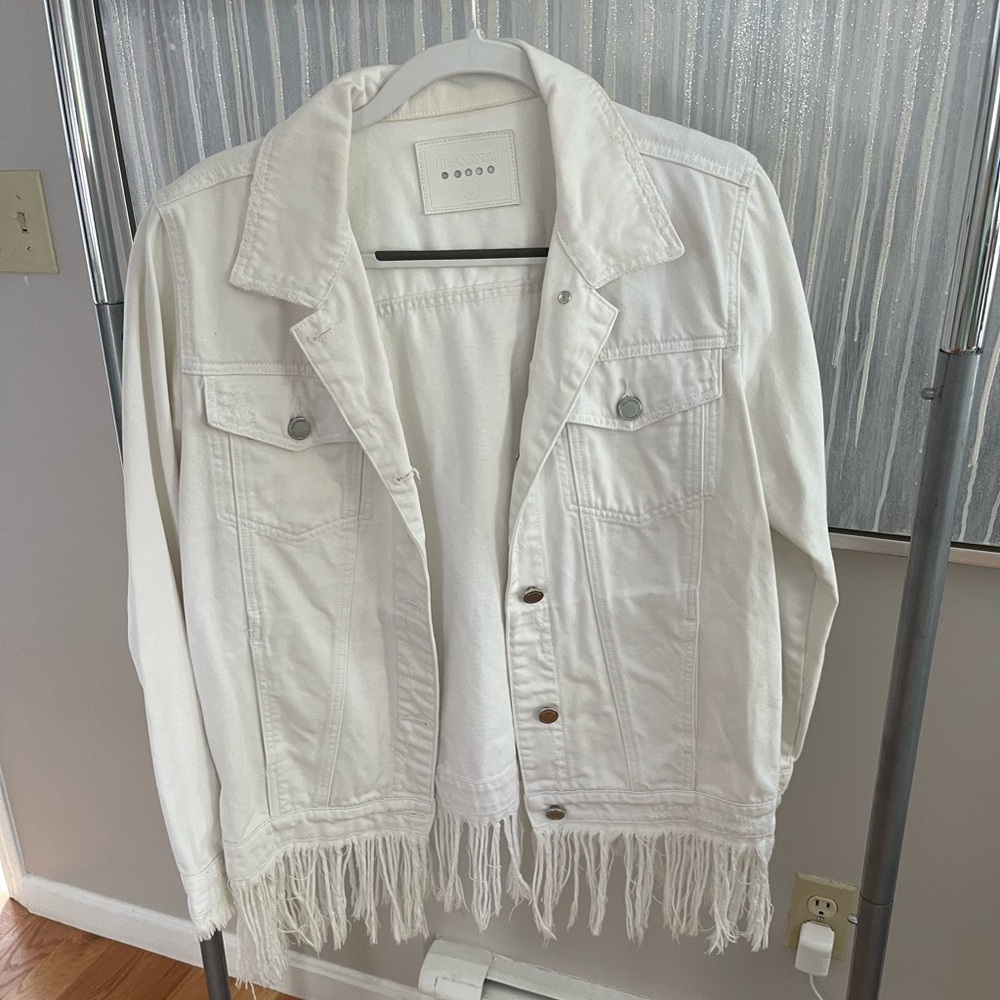 BLANKNYC White Denim Jean Jacket